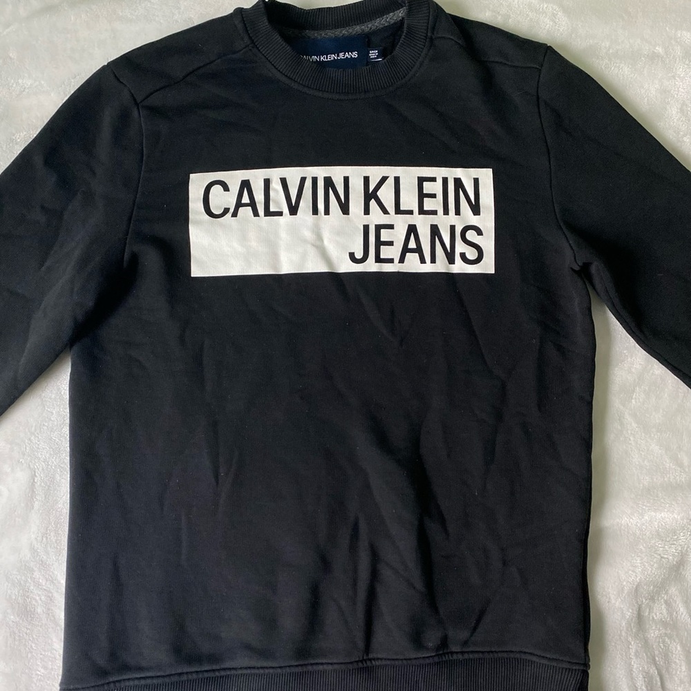 Calvin Klein Jeans Spellout Crewneck Sweater